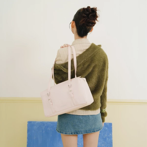 Túi xách đeo vai SCARAB ELRYN BELT VENTI PINK thời trang nam nữ đựng iPad 11 inch, điện thoại, ví, đồ trang điểm