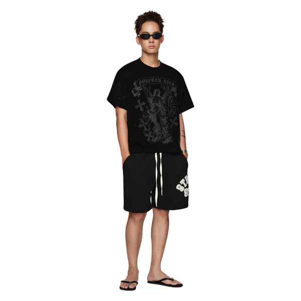 ÁO THUN LOCAL BRAND - SWE FOREVER BOXY TEE - BLACK
