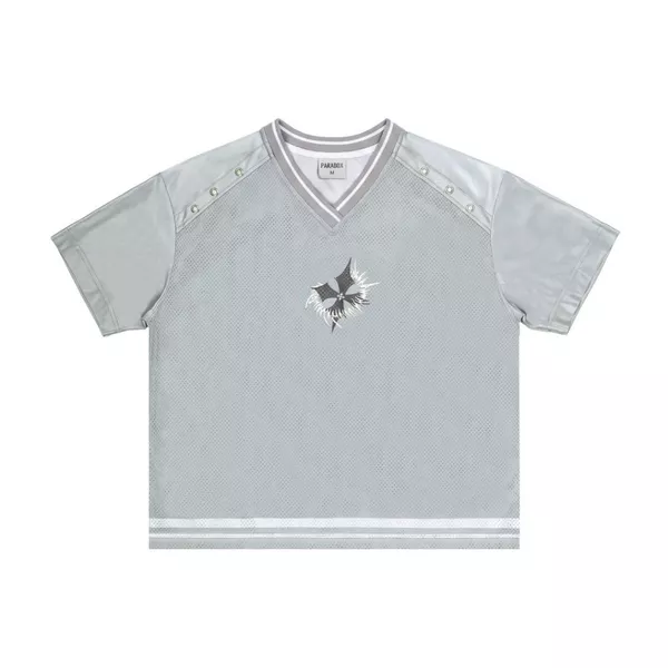 Áo thun form Boxy SKELETON VOID JERSEY Lưới, vải bóng PARADOX AT6P0485