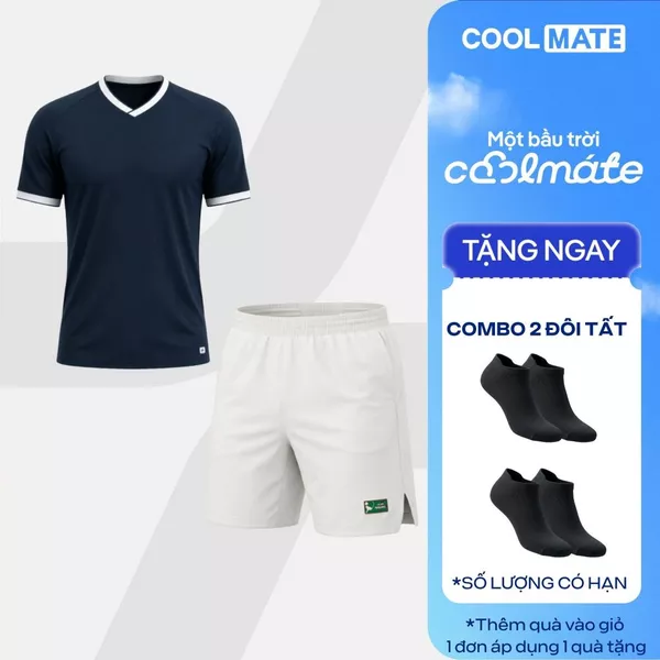 Set thể thao nam Pickleball Áo ZeroMark và quần Smash shot 6inch Thoáng Thấm hút tốt Coolmate