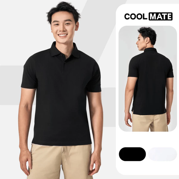 [MUA 3 GIẢM 12%]Áo Polo nam Premium Pique mềm mại thoáng khí phù hợp đi làm du lịch hoạt động ngoài trời Coolmate