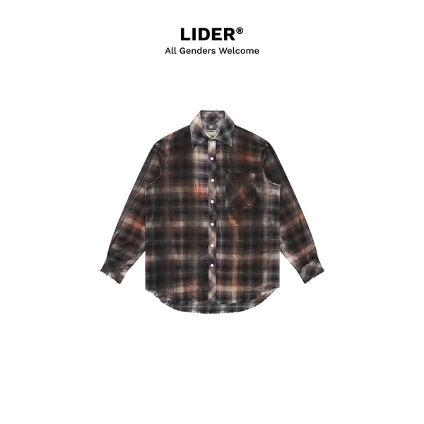 Áo Khoác Sơ Mi Tay Dài Unisex LIDER TIMBER FLANNEL SHIRT