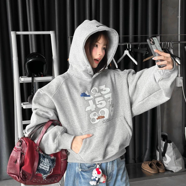 Áo Hoodie Boxy NUMERIC Cinder, Form Đẹp Dành Cho Cả Nam & Nữ, Local Brand Chính Hãng