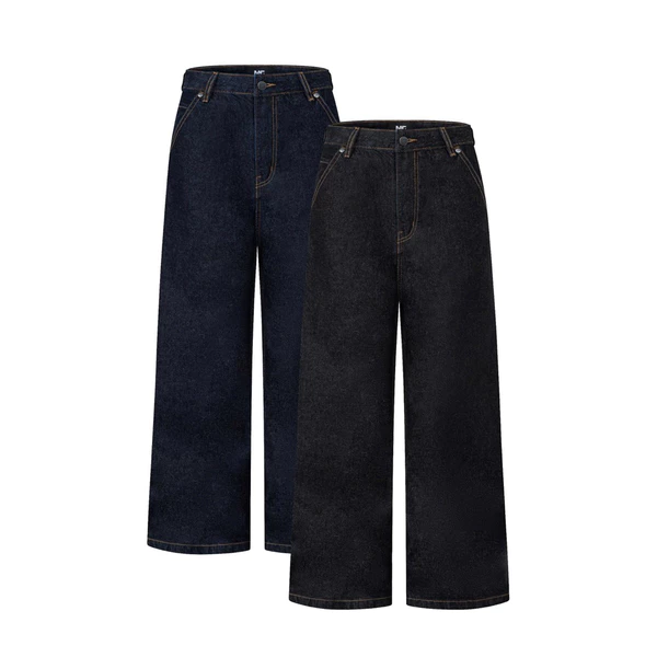 MAHU - QUẦN RAW DENIM ỐNG SUÔNG