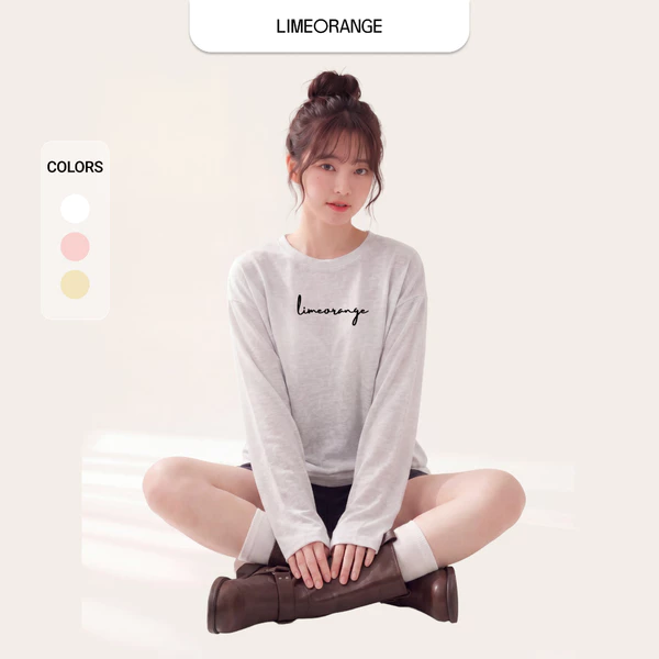 Áo Thun Nữ Tay Dài Slub Cotton