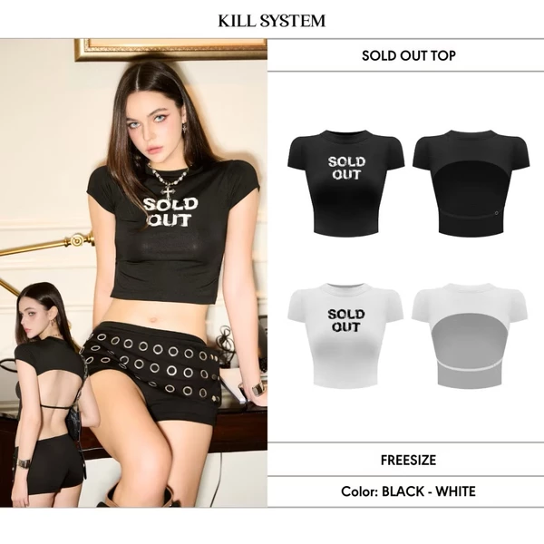 [LINK MỚI] Áo hở lưng ôm body tôn dáng SOLD OUT - 𝐊𝐈𝐋𝐋 𝐒𝐘𝐒𝐓𝐄𝐌