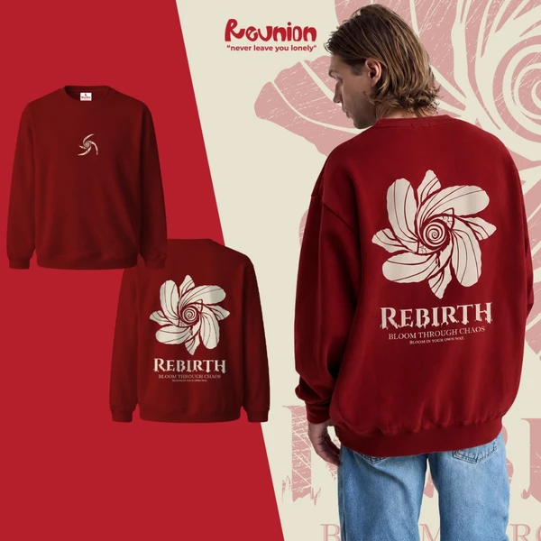 Áo Sweatshirt Nỉ In Họa Tiết REUNION "REBIRTH"