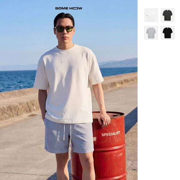 [N] Áo Thun Nam Over Capri Hand 360GSM Vải Cotton 2 chiều Thoải Mái Đứng Form, AT0002 SOME HOW STORE