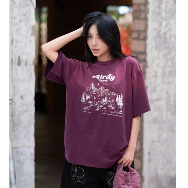 Áo Thun Unisex Birdy Camping Graphic Tee