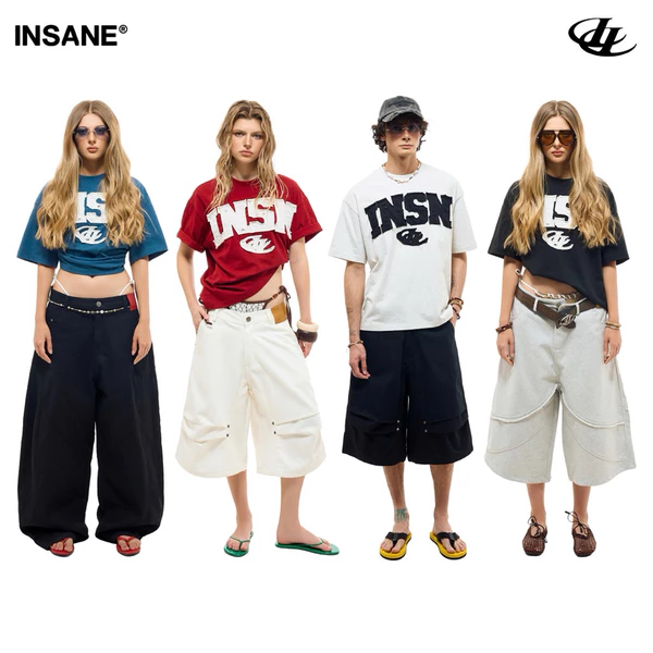 Áo Thun InsaneClo INSN TEE Form Oversize Unisex Chất Liệu Thun Cotton