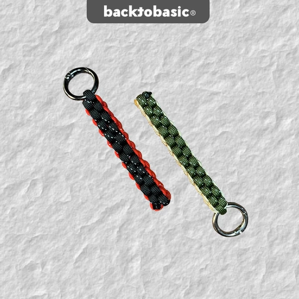 Móc Khóa Paracord Handmade BackToBasic Box - Dây Kéo Khóa Balo, Túi Xách, Móc Chìa Khóa EDC