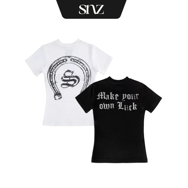 Áo Thun Nữ Baby Tee SNAZZY Chất Liệu Cotton Chính Hãng - OWN LUCK BABYTEE