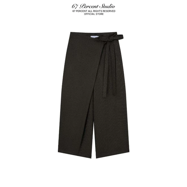 Quần Tây Ống Rộng Vạt Chéo 67PERCENT/67% - WRAP TROUSERS