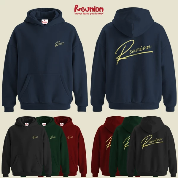RNC SIGNATURE Hoodie - Áo Nỉ Chui Có Mũ In Hình Form Oversize Nam Nữ Chính Hãng Brand REUNION