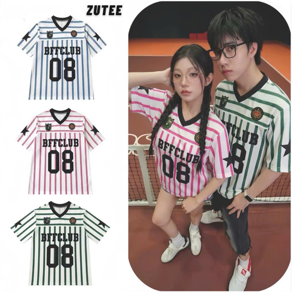 ÁO THUN LƯỚI ZUTEE  SỐ 33  From Rộng Unisex Nam Nữ Áo Thun Thể Thao Unisex Jersey