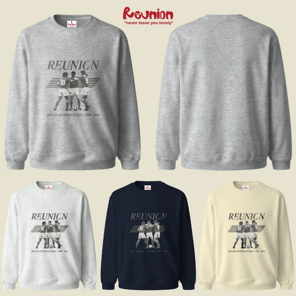 RNC CHAMPIONS Sweatshirt - Áo Nỉ Dài Tay In Hình Áo Sweater Nam Nữ Form Oversize Brand REUNION