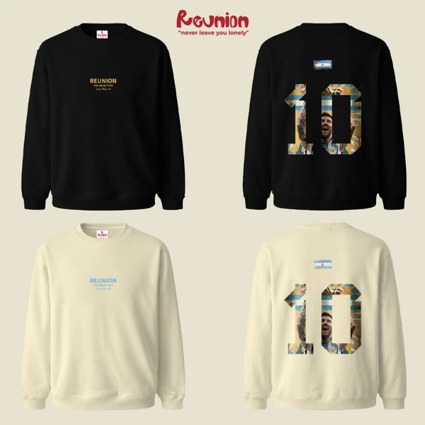 RNC M10 Sweatshirt - Áo Nỉ Dài Tay In Hình Áo Sweater Nam Nữ Form Oversize Brand REUNION