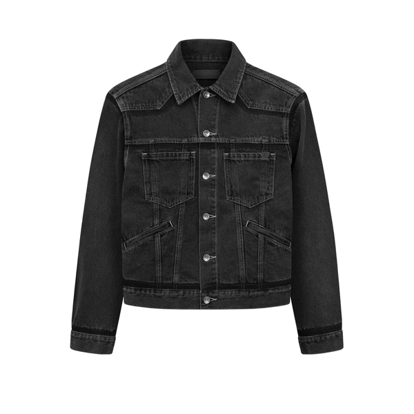 Áo Khoác Denim Jacket Cao Cấp - Ivankov Division Washed Denim Jacket