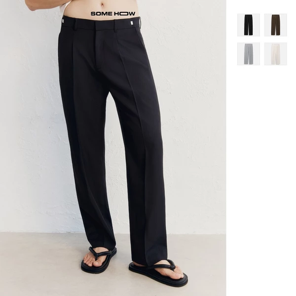[New8] Quần Tây Straight Daily Wear V 1 Chất Liệu Tây Kate Thanh Lịch Thoải Mái, QT0050 SOME HOW STORE