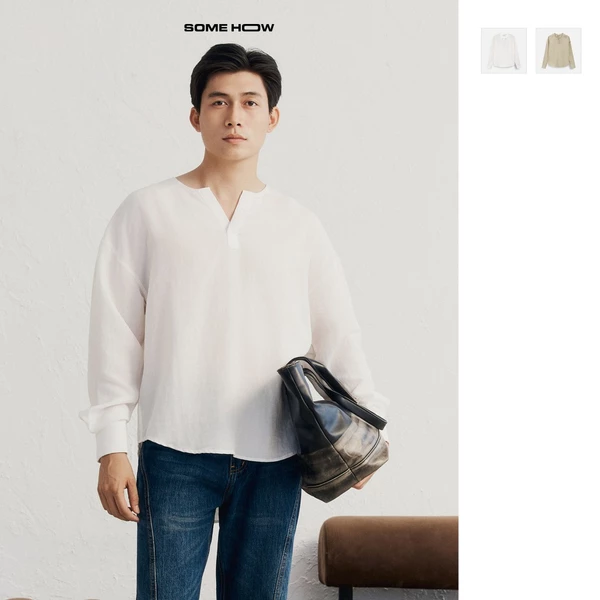 [New8] Áo Sơ Mi Oversize Linen Zenith Chất Liệu Linen Thanh Lịch Thoải Mái, SM0228 SOME HOW STORE