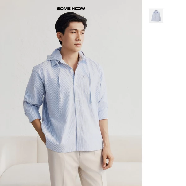 [New8] Áo Khoác Relaxed Nón Rời Chất Liệu Oxford Linh Hoạt Thoải Mái, AK0116 SOME HOW STORE