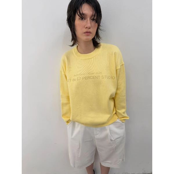 Áo Len Dài Tay In Chữ 4 Màu 67PERCENT / 67% - AUTUMNE SWEATER