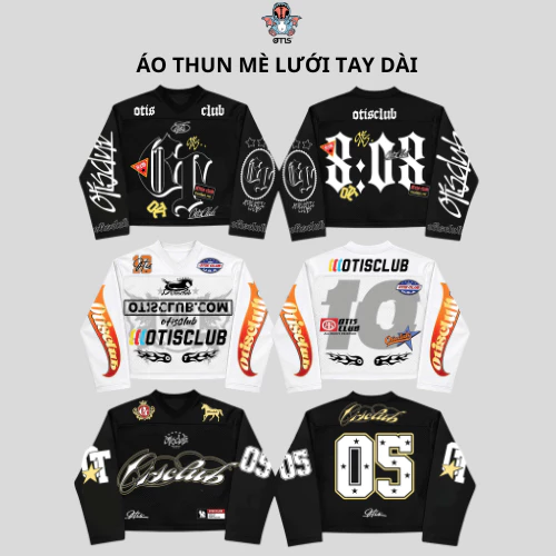[ BST 2026 ] Áo thun mè lưới tay dài  local brand Otis Club - vải thun mè lưới mặc mát