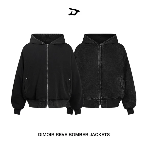 Áo khoác DIMOIR REVE BOMBER Màu Wash