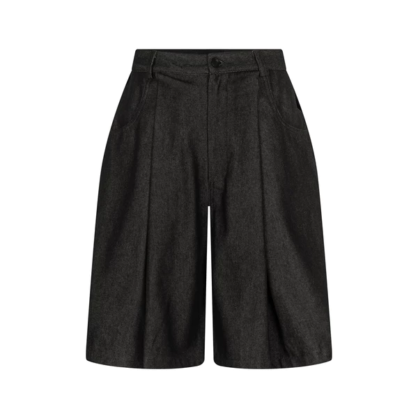 OUTBREAK - Quần shorts denim xếp ly "PLEATED DENIM SHORTS"