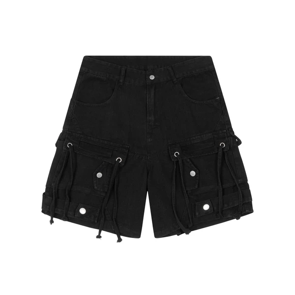 Quần Short Nam Nữ The ORBIT STRAP DENIM SHORT - Local Brand Chính Hãng