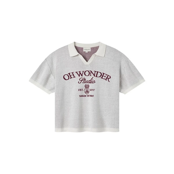Áo len tay ngắn OWST Collar Knitted Tee - Refined Athletic Collection
