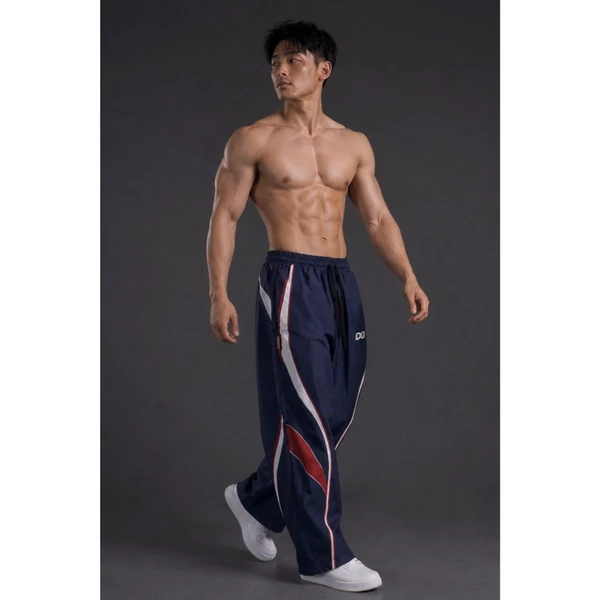 Quần Dài Degrey màu NAVY Long Pants Poly THÊU Logo - PAPOLYNAVY