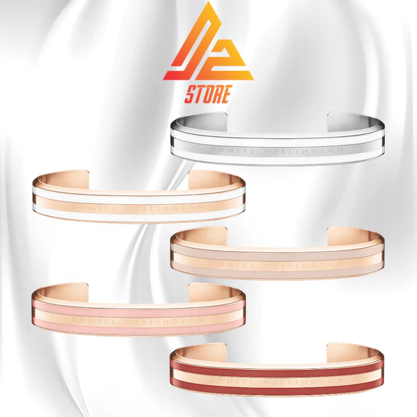 Vòng Tay Cuff v2 cặp đôi thời trang Titanium 316L thép không gỉ [Bảo Hành 5 năm]