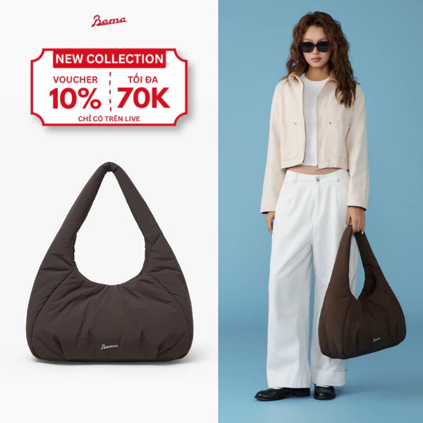 Túi Đeo Vai Nam Nữ Chần Bông BAMA Moss Bag Túi Xách Đeo Chéo Vải Đi Chơi Đi Làm Công Sở Nhiều Ngăn