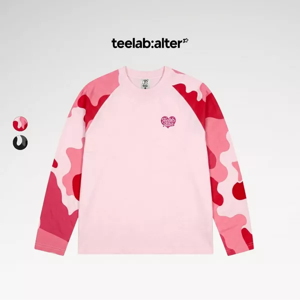 Áo Thun Dài Tay Teelab Alter Regular TI STAR Camo Raglan Long Sleeve TS423