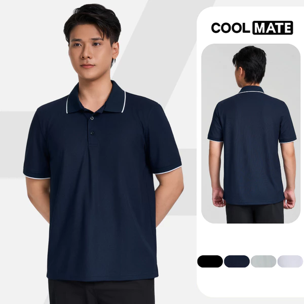 Áo Polo nam SCafé nam tính khử mùi hiệu quả Coolmate