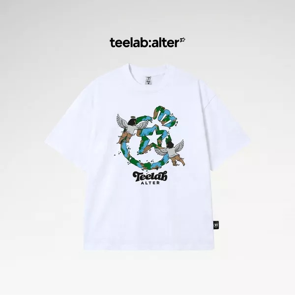 Áo Thun Teelab Alter Oversized Cotton Angel Tee TS433