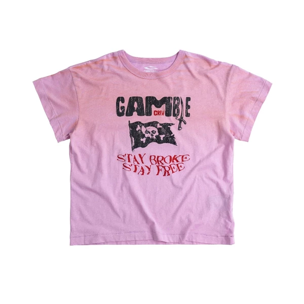 GAMBLE CREW TEE/ ÁO THUN MỎNG IN LỤA/ GAMBLE WORLDWIDE
