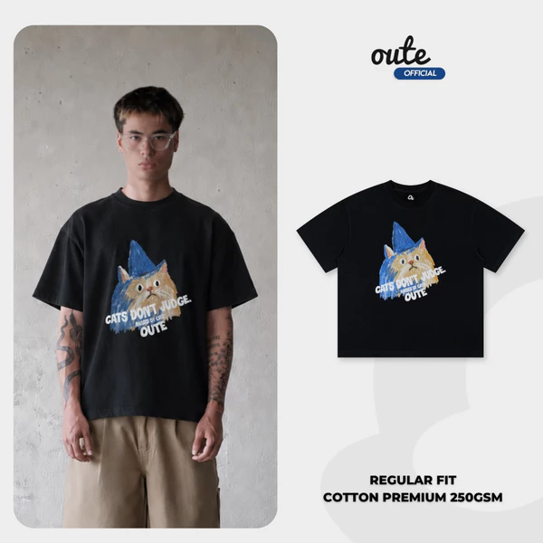 Áo Thun Form Regular Fit Outerity Judge Premium Cotton 250gsm Unisex Nam Nữ Localbrand