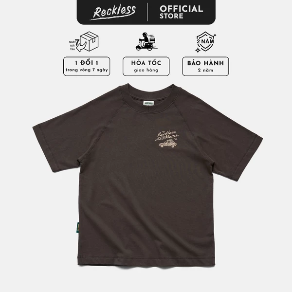 [Limited Edition] Áo thun Raglan "Reckless X Mems 2026" Oversized Cotton Unisex