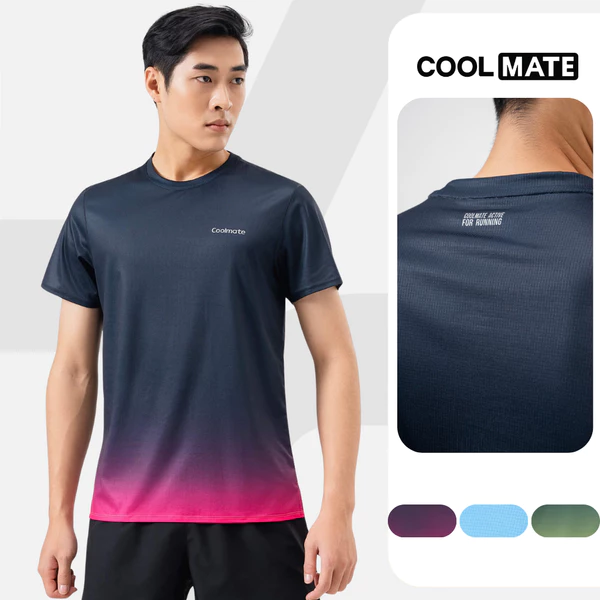 Áo Thun nam TShirt thể thao chạy bộ in graphic Special siêu nhẹ, thoáng khí, thấm hút tốt Coolmate