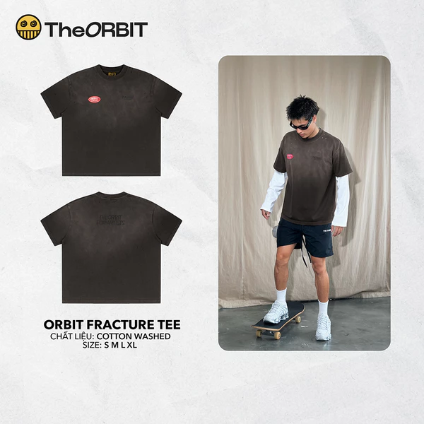 Áo Thun Nam Nữ The ORBIT FRACTURE TEE - Local Brand Chính Hãng