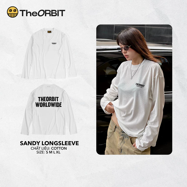 Áo Thun Tay Dài Nam Nữ The ORBIT SANDY LONGSLEEVE - Local Brand Chính Hãng