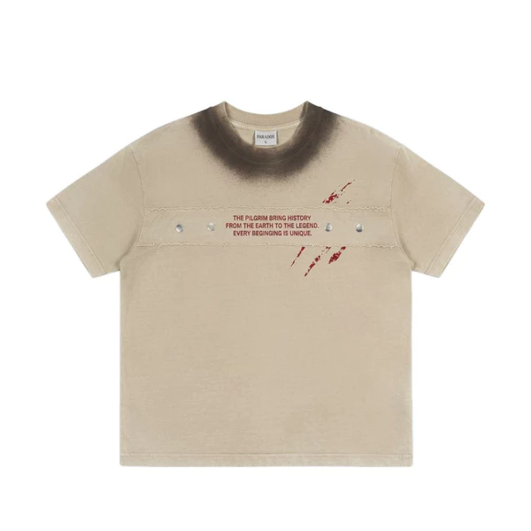 Áo thun form Boxy SAND TEE Cotton PARADOX AT6P0503
