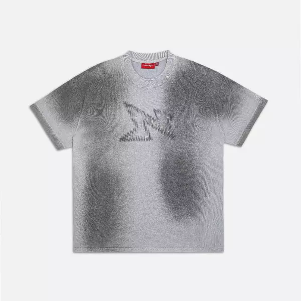 Áo thun NEEDS OF WISDOM Shadow Pigment Washed Tee - Grey - Local Brand Chính Hãng