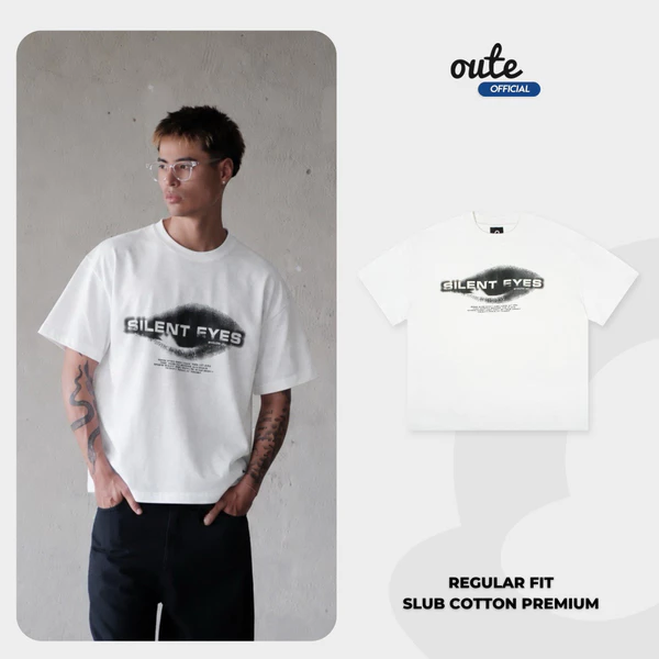 Áo Thun Form Regular Fit Outerity Silent Chất Vải Slub Cotton 230gsm Unisex Nam Nữ Localbrand
