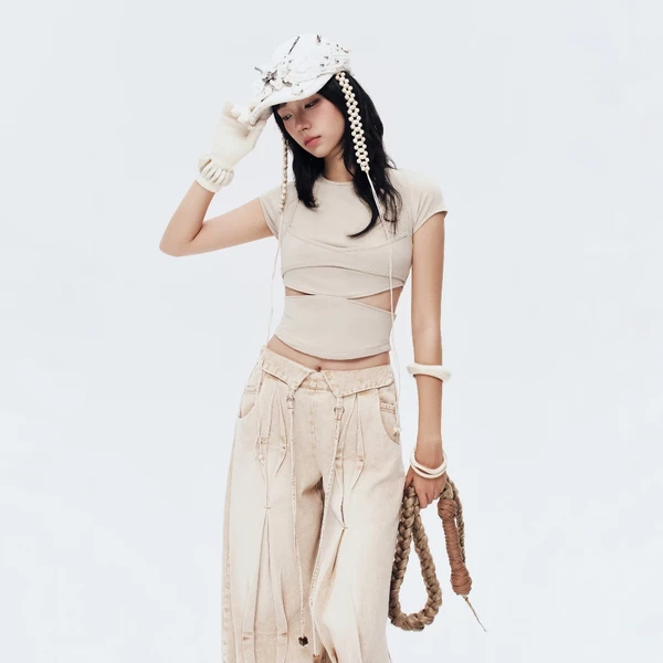 KUSH TOP (LIGHT BEIGE) BunnyHil SSSB03a