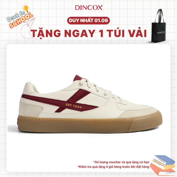 Giày Sneaker Nam Nữ DC39 BERRY SODA DINCOX Shoes Đế Bằng - Microfiber Leather