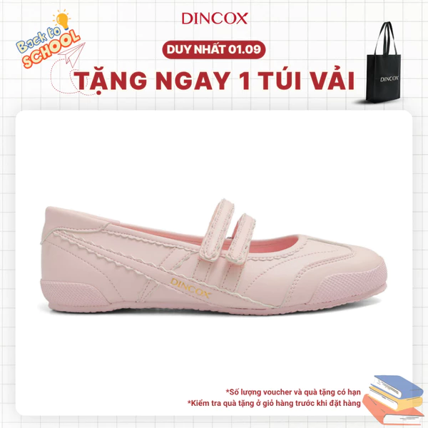 Giày Búp Bê Ballet Sneaker Dincox Mary Jane DC49 Ballerina Baby Blush Êm Chân, Nhẹ Nhàng Nữ Tính