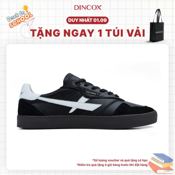 Giày Sneaker Nam Nữ DC48 SHADOW MOVE Dincox Shoes Đế Bằng - Da phối Suede Cao Cấp